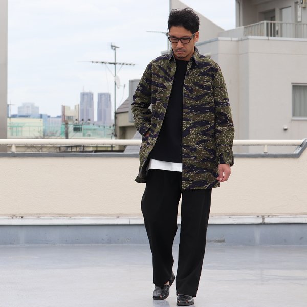 画像7: 【RE PRICE / 価格改定】カモ柄プリントコットンツイル アトリエコート【MADE IN JAPAN】『日本製』/ Upscape Audience