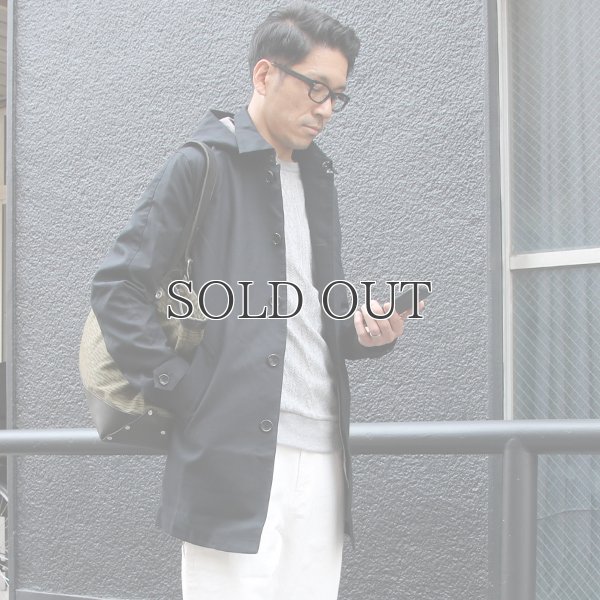 画像6: ボンディングツイル脱着フード付ステンカラーコート 【送料無料】/ Audience【取寄せ対応可能】