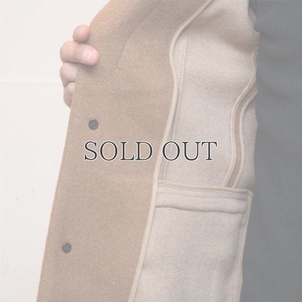 画像13: ダブルフェイスウールビーバーメルトン2ボタンロングチェスターコート 【送料無料】 / Audience