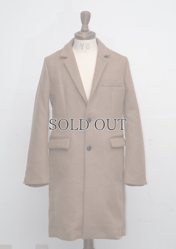 画像12: ダブルフェイスウールビーバーメルトン2ボタンロングチェスターコート 【送料無料】 / Audience
