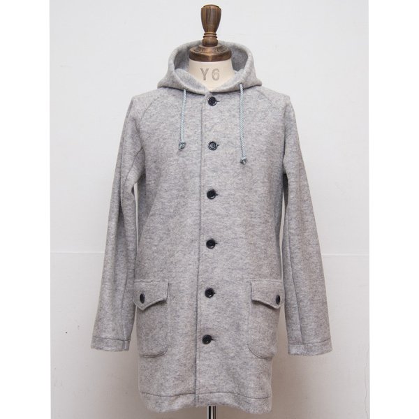 画像11: 【RE PRICE/価格改定】イタリア製ファブリックスライバーニットミルドフードオーバーアトリエコート【MADE IN JAPAN】『日本製』 / Upscape Audience