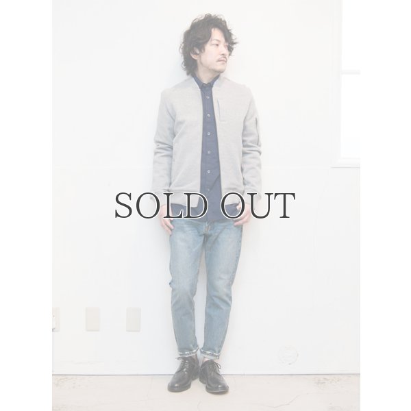 画像6: 裏ボーダー鹿の子MA1ブルゾン 【送料無料】 / Audience