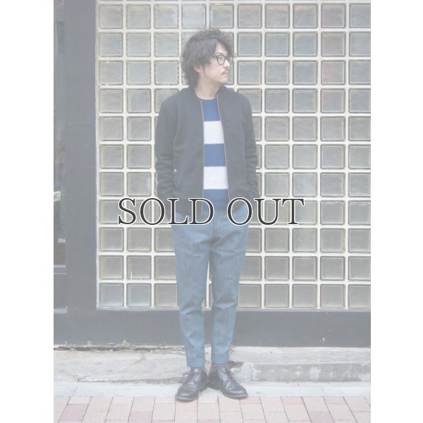 画像5: 裏ボーダー鹿の子MA1ブルゾン 【送料無料】 / Audience