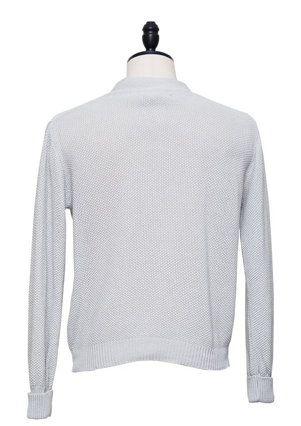 画像6: 【RE PRICE/価格改定】フランスリネンケーブル×鹿の子長袖ニットカーディガン[Lady's]【MADE IN JAPAN】『日本製』/ Upscape Audience