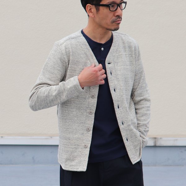 画像6: 【RE PRICE / 価格改定】度詰裏毛ベースボールL/Sカーディガン【MADE IN JAPAN】『日本製』/ Upscape Audience