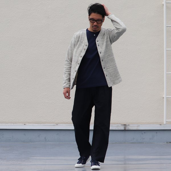 画像7: 【RE PRICE / 価格改定】度詰裏毛ベースボールL/Sカーディガン【MADE IN JAPAN】『日本製』/ Upscape Audience