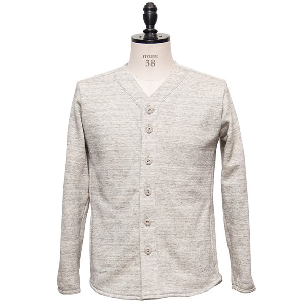 画像8: 【RE PRICE / 価格改定】度詰裏毛ベースボールL/Sカーディガン【MADE IN JAPAN】『日本製』/ Upscape Audience