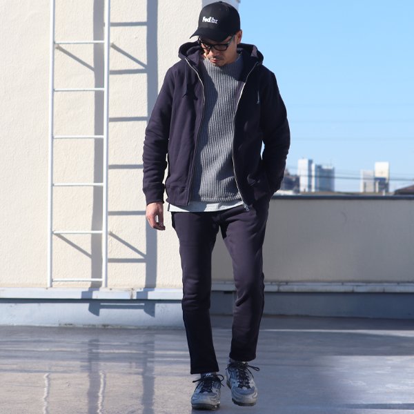 画像5: 【RE PRICE/価格改定】度詰裏毛フードスタンドブルゾン 【MADE IN JAPAN】『日本製』/ Upscape Audience