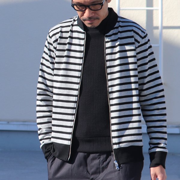 画像3: 【RE PRICE / 価格改定】Basque10オンス（バスク天竺）MA1ブルゾン【MADE IN JAPAN】『日本製』/ Upscape Audience