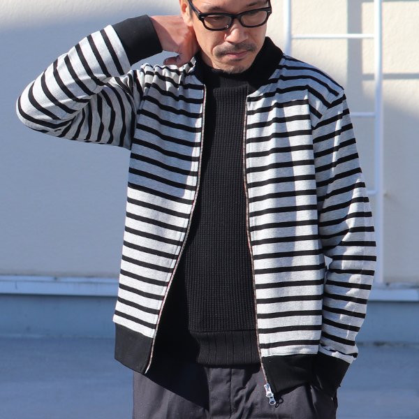 画像4: 【RE PRICE / 価格改定】Basque10オンス（バスク天竺）MA1ブルゾン【MADE IN JAPAN】『日本製』/ Upscape Audience