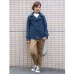 160cm/杢NavyBlue/BOYS16サイズ着用