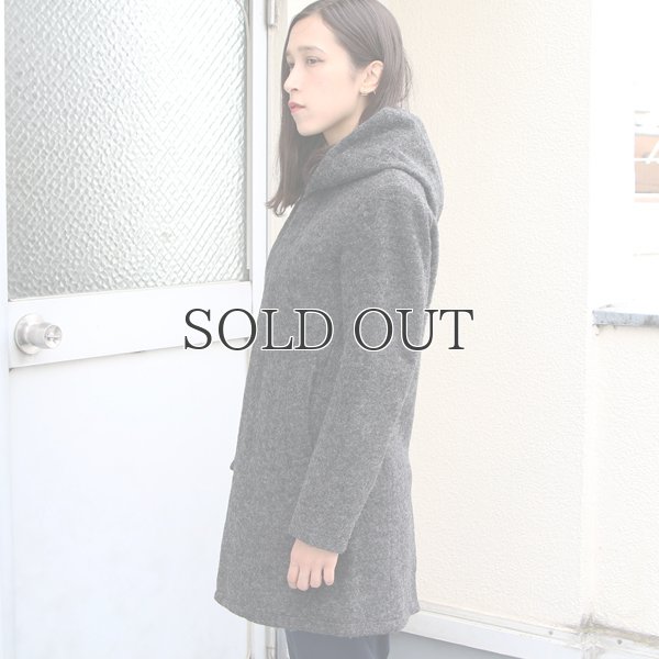画像3: スライバーウールニットフードロングコート [Lady's] 【送料無料】 / Audience