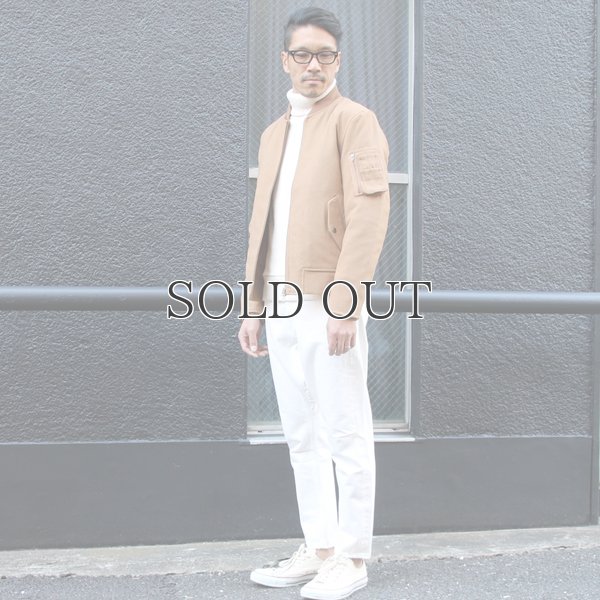 画像4: ライトウールメルトンサーモライトMA1ブルゾン【送料無料】 / Audience