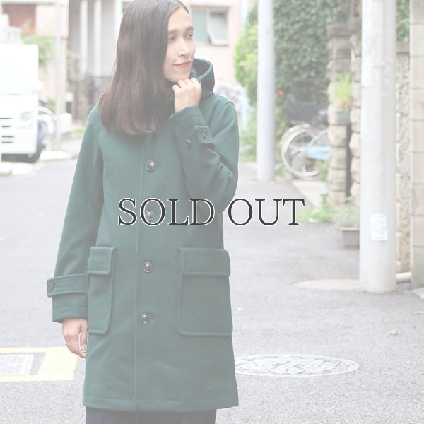画像7: 840gピュアウールメルトンフードステンカラーコート [Lady's] 【送料無料】 / Audience