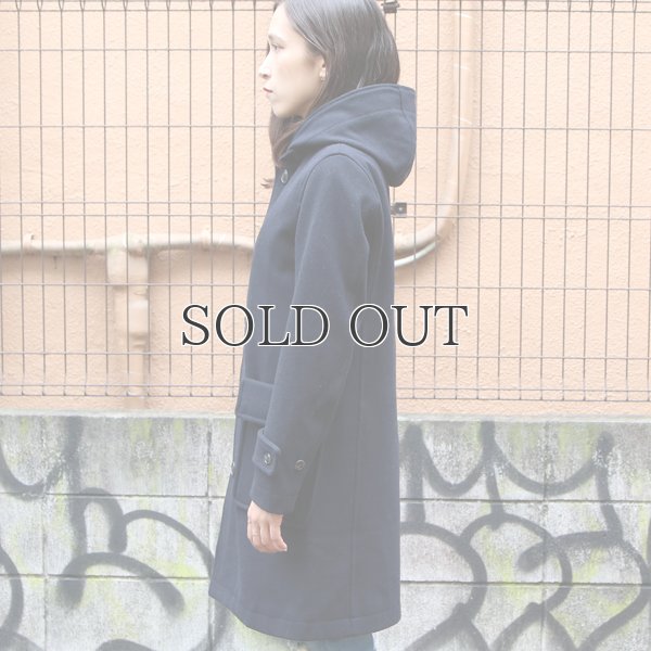 画像3: 840gピュアウールメルトンフードステンカラーコート [Lady's] 【送料無料】 / Audience