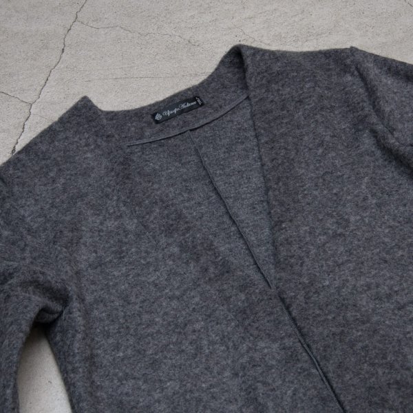 画像14: 【RE PRICE / 価格改定】イタリア製ファブリックスライバーニットミルドガウンコート【MADE IN JAPAN】『日本製』/ Upscape Audience