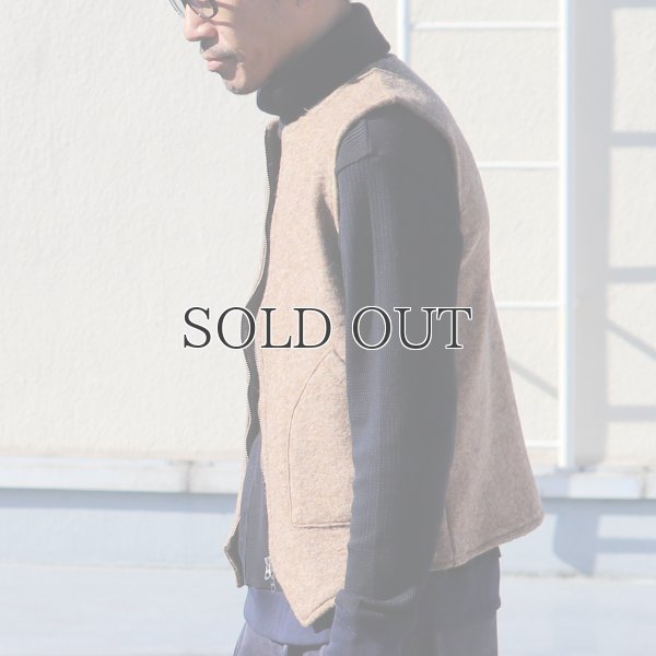 画像4: スライバーニットミルドノーカラーZipベスト【MADE IN JAPAN】『日本製』 / Upscape Audience