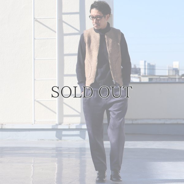 画像5: スライバーニットミルドノーカラーZipベスト【MADE IN JAPAN】『日本製』 / Upscape Audience