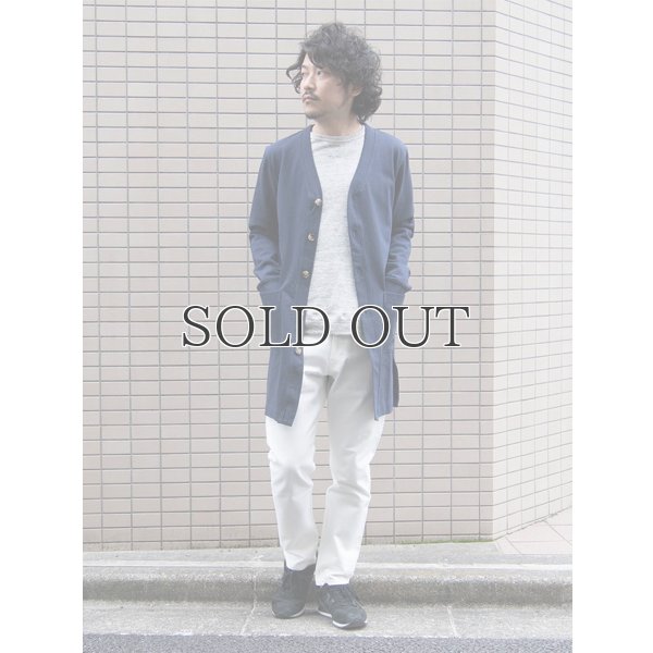 画像3: BSQ天竺Vネックロングカーディガンコート【MADE IN JAPAN】『日本製』/ Upscape Audience