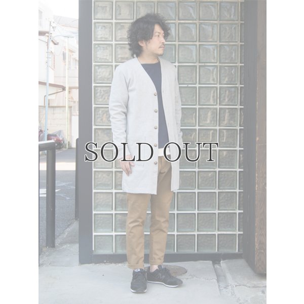 画像4: BSQ天竺Vネックロングカーディガンコート【MADE IN JAPAN】『日本製』/ Upscape Audience