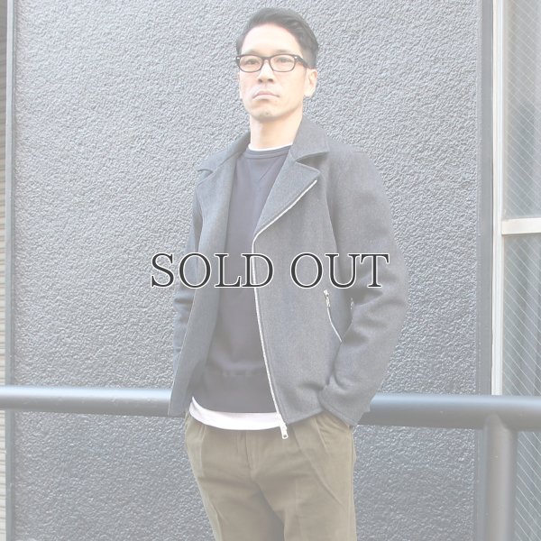 画像4: 840gピュアウールメルトンライダースジャケット 【送料無料】 / Audience【取寄せ対応可能】