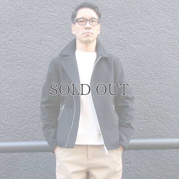 画像3: 840gピュアウールメルトンライダースジャケット 【送料無料】 / Audience【取寄せ対応可能】