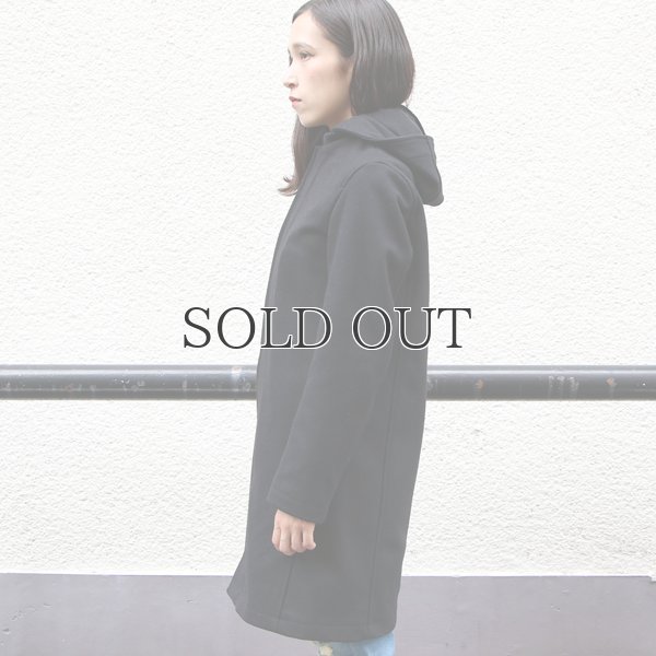 画像3: 840gピュアウールメルトン脱着フード付リブカラーコート [Lady's]【送料無料】 / Audience