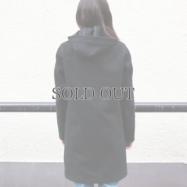 画像4: 840gピュアウールメルトン脱着フード付リブカラーコート [Lady's]【送料無料】 / Audience