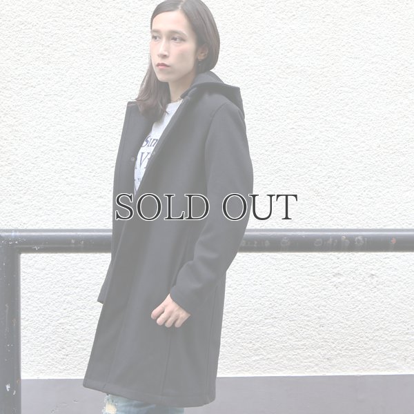 画像5: 840gピュアウールメルトン脱着フード付リブカラーコート [Lady's]【送料無料】 / Audience