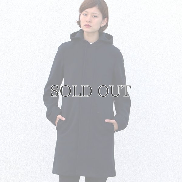 画像6: 840gピュアウールメルトン脱着フード付リブカラーコート [Lady's]【送料無料】 / Audience