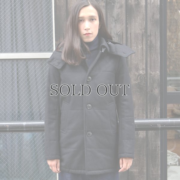 画像5: 550gピュアウールメルトン脱着フード付サーモライトキルトステンカラーコート [Lady's]【送料無料】 / Audience【取寄せ対応可能】