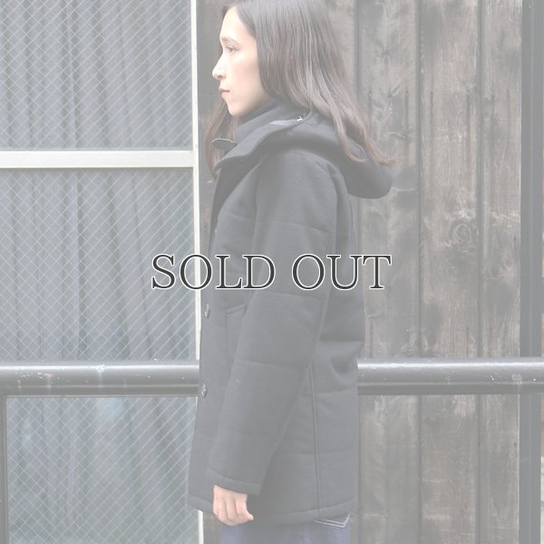 画像6: 550gピュアウールメルトン脱着フード付サーモライトキルトステンカラーコート [Lady's]【送料無料】 / Audience【取寄せ対応可能】