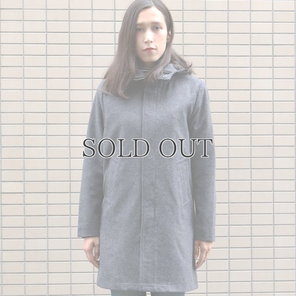 画像3: 550gピュアウールメルトンスタンドフードロングコート [Lady's]【送料無料】 / Audience【取寄せ対応可能】
