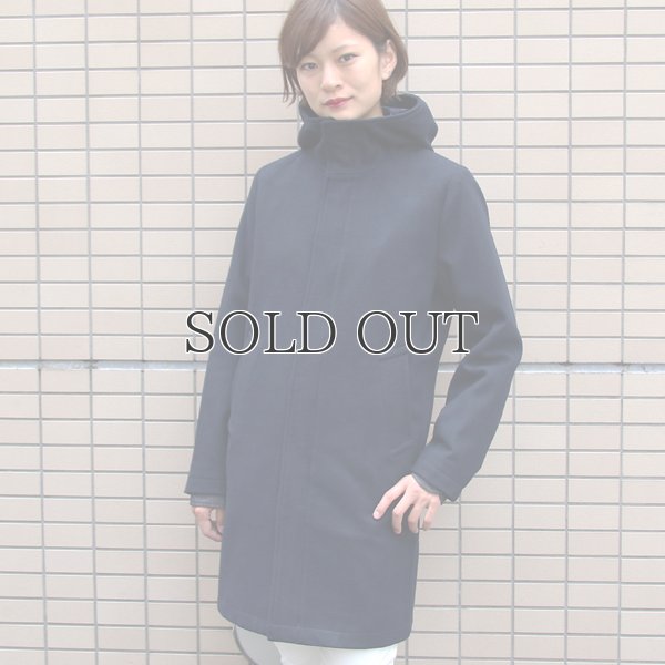 画像8: 550gピュアウールメルトンスタンドフードロングコート [Lady's]【送料無料】 / Audience【取寄せ対応可能】