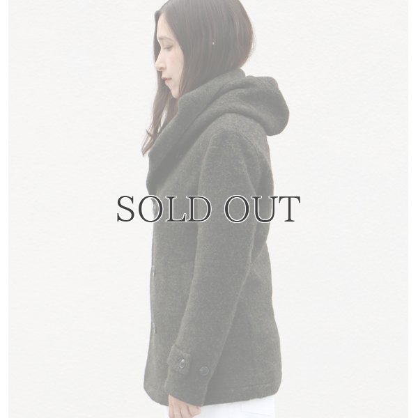 画像3: スライバーウールニットショールカラーフードPコート [Lady's]【送料無料】 / Audience