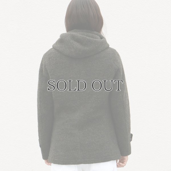 画像4: スライバーウールニットショールカラーフードPコート [Lady's]【送料無料】 / Audience