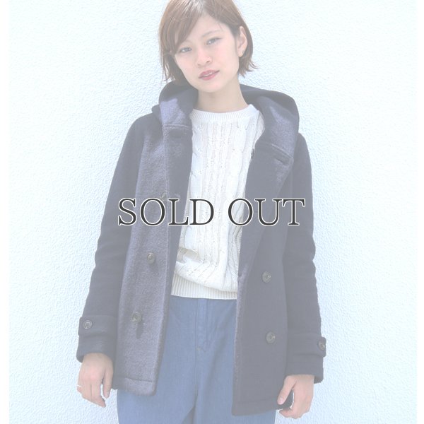 画像7: スライバーウールニットショールカラーフードPコート [Lady's]【送料無料】 / Audience