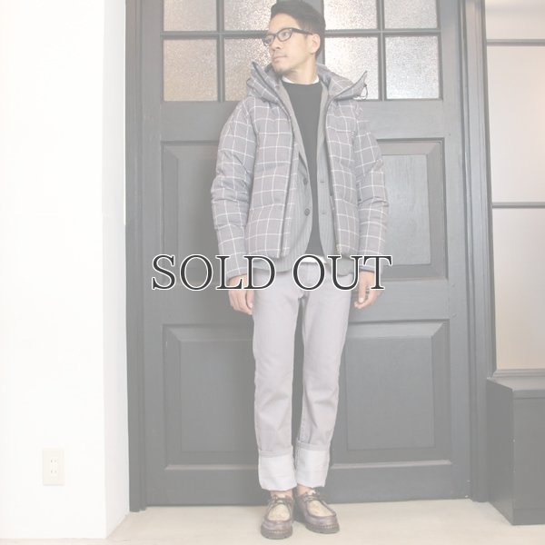 画像5: 『ダウン&フェザー』ヘリンボーン&ウィンドペンアルピニストフードダウンジャケット 【送料無料】 / Audience