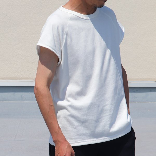 画像3: 【RE PRICE/価格改定】セーターライク天竺キャップスリーブベスト【MADE IN JAPAN】『日本製』/ Upscape Audience