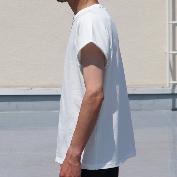 画像4: 【RE PRICE/価格改定】セーターライク天竺キャップスリーブベスト【MADE IN JAPAN】『日本製』/ Upscape Audience