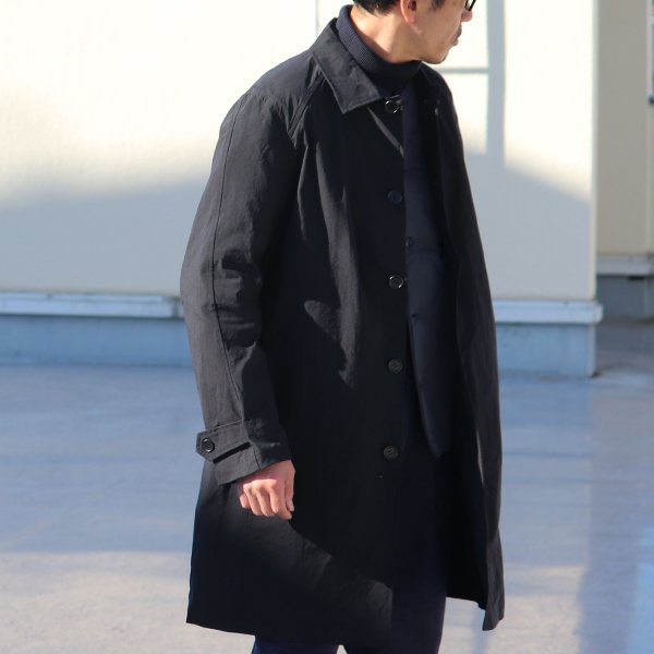 画像4: 【RE PRICE/価格改定】ヴィンテージナイロンオックス ステンカラーコート【MADE IN JAPAN】『日本製』/ Upscape Audience