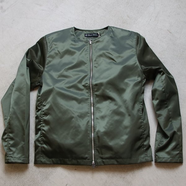 画像18: 【RE PRICE / 価格改定】ヴィンテージナイロンツイル ノーカラーJacket【MADE IN JAPAN】『日本製』  / Upscape Audience