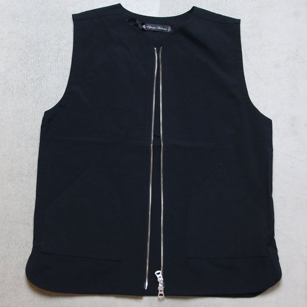 画像13: 【RE PRICE/価格改定】ヴィンテージナイロンオックス ノーカラーZipベスト【MADE IN JAPAN】『日本製』/ Upscape Audience