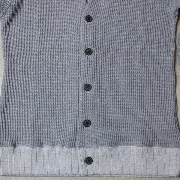 画像12: 【RE PRICE/価格改定】ビッグワッフルモックVネックカーディガン【MADE IN JAPAN】『日本製』 / Upscape Audience