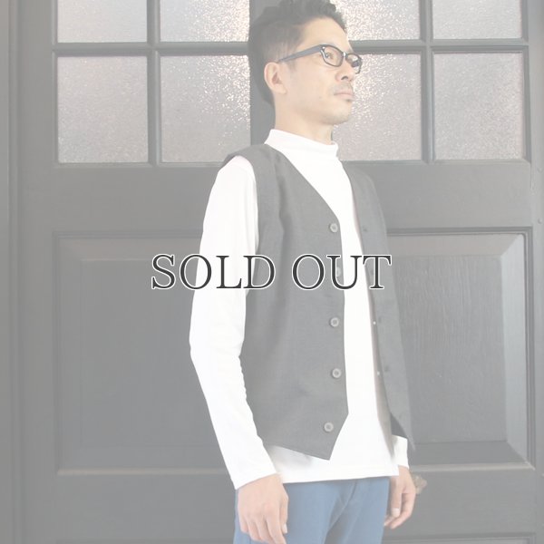 画像7: ウールライクツイルストレッチ Vネックベスト【MADE IN JAPAN】『日本製』 / Upscape Audience