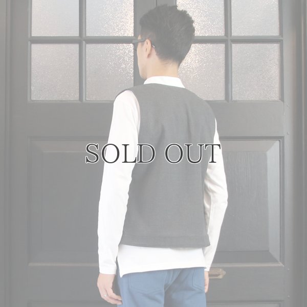 画像6: ウールライクツイルストレッチ Vネックベスト【MADE IN JAPAN】『日本製』 / Upscape Audience