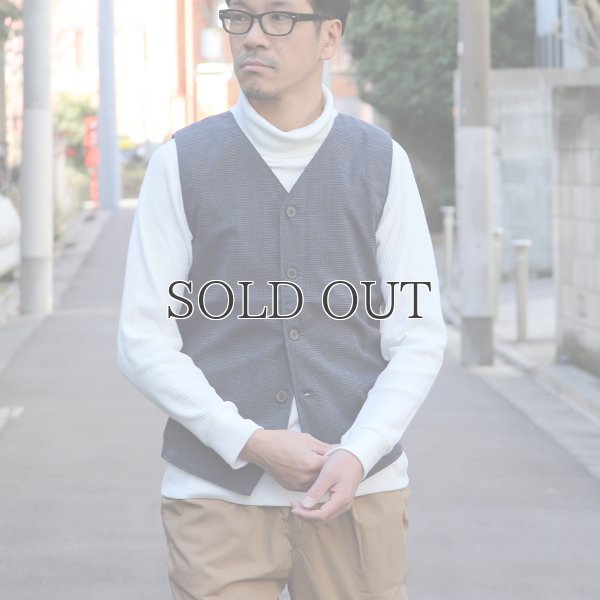 画像5: ウールライクツイルストレッチ Vネックベスト【MADE IN JAPAN】『日本製』 / Upscape Audience