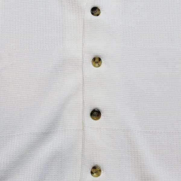 画像16: 【RE PRICE/価格改定】BOROライク ランダムワッフルランダム釦 モックVネックカーディガン【MADE IN JAPAN】『日本製』 / Upscape Audience