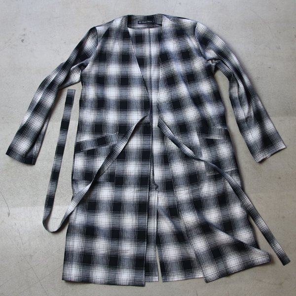 画像18: 【RE PRICE / 価格改定】フランネルチェック キモノガウンコート【MADE IN JAPAN】『日本製』 / Upscape Audience