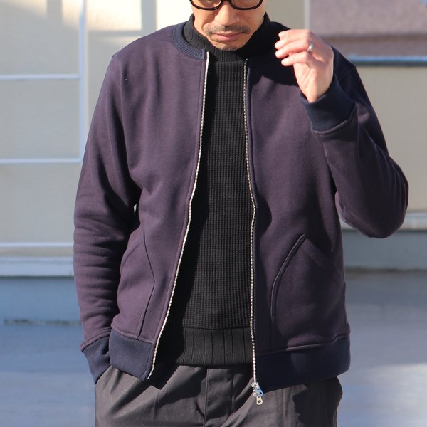 画像3: 【RE PRICE / 価格改定】ヘビーウェイト裏毛クルーネックブルゾン【MADE IN JAPAN】『日本製 / Upscape Audience